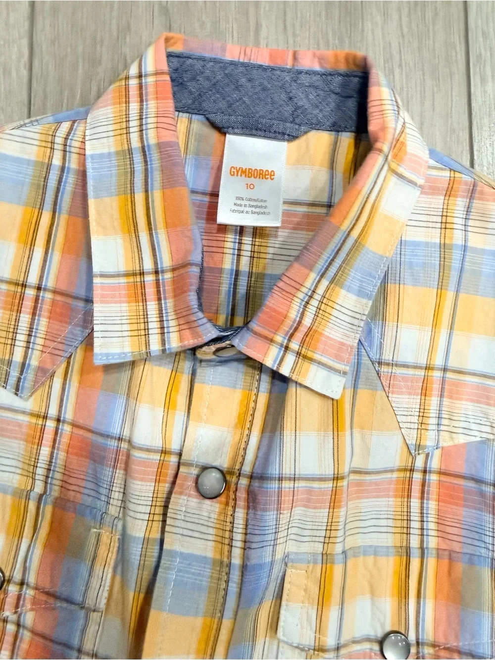 Gymboree coordinated plaid